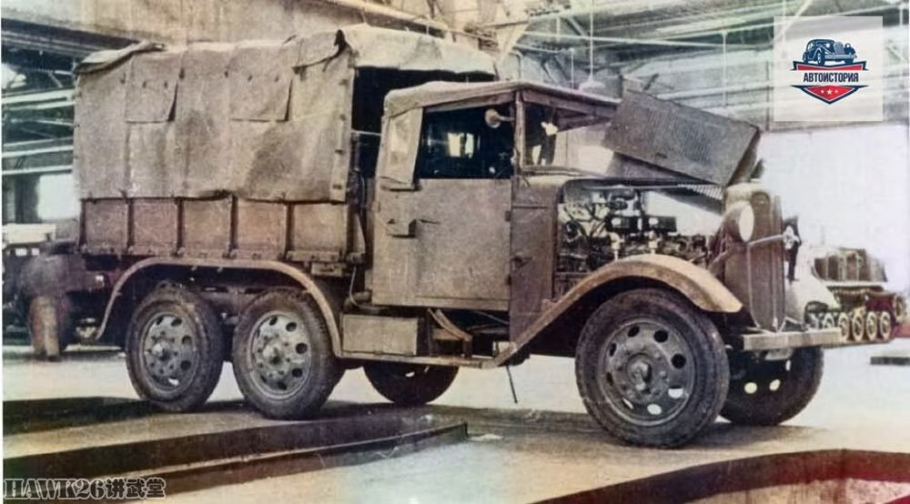日本二战军用卡车图片
