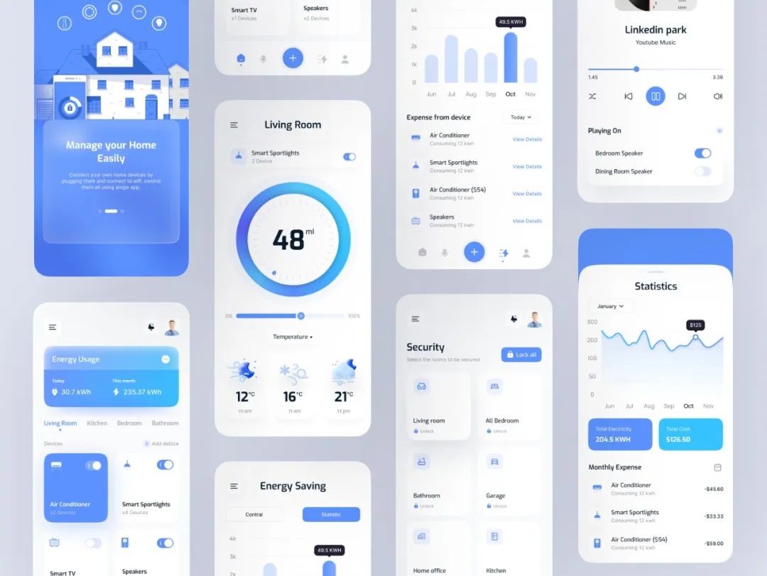国外app界面设计欣赏!界面布局美感