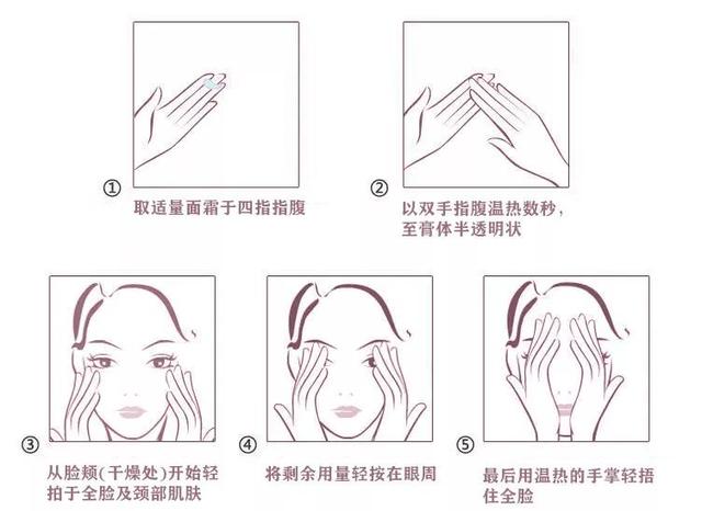 面霜的正確使用順序