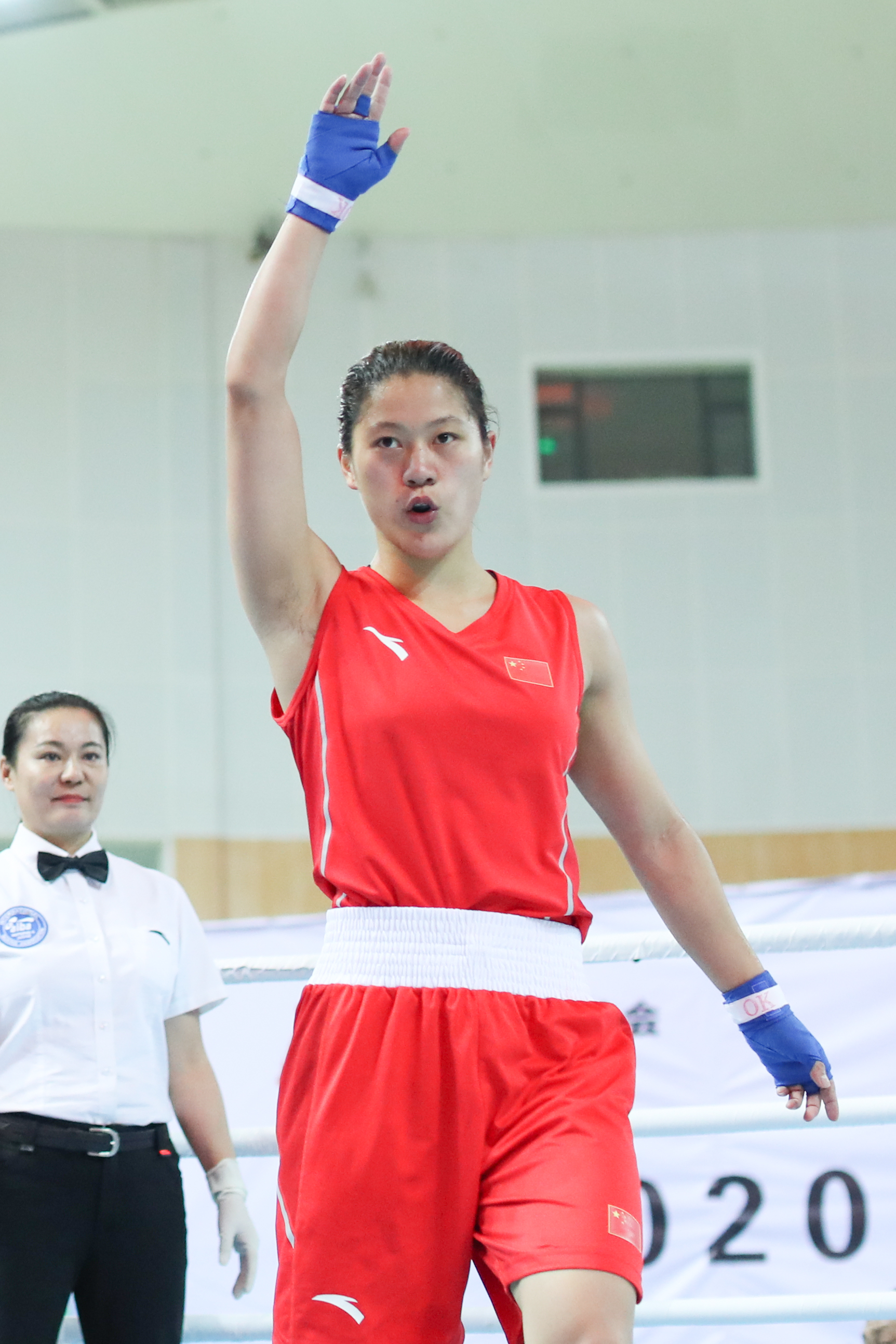 拳击——全国女子锦标赛:李倩格夺得64公斤级冠军