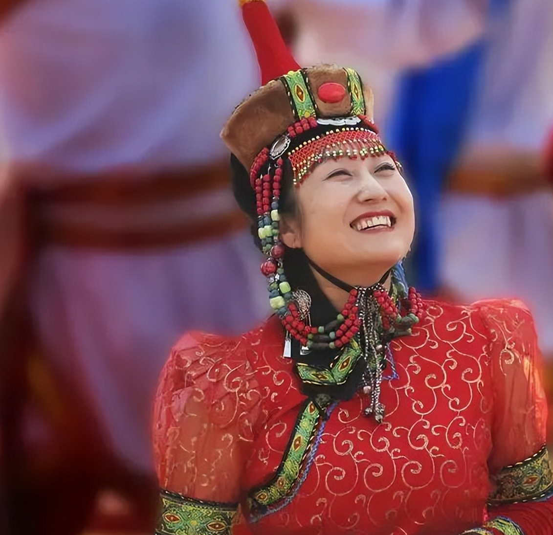 蒙古姑娘木讷地告诉你