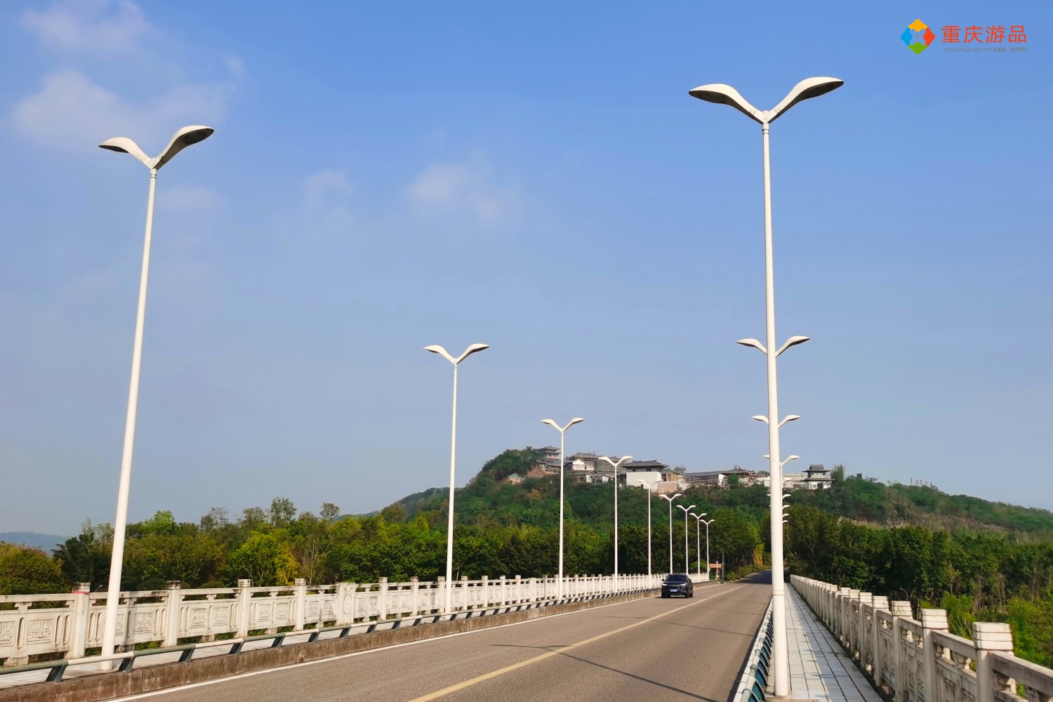 山水橋都,看重慶!廣陽島大橋,江心島的唯一陸上通道