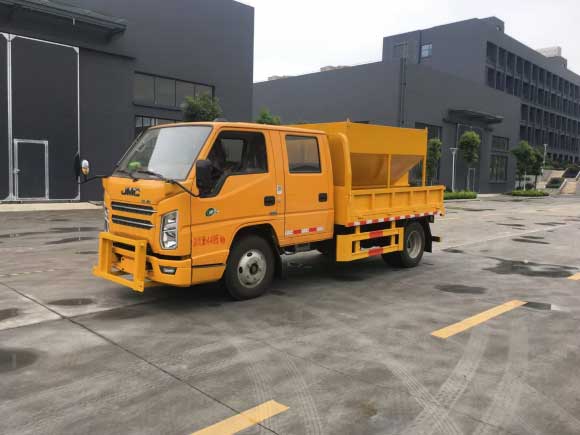 新款江铃顺达双排座蓝牌除雪车厂家参数图片