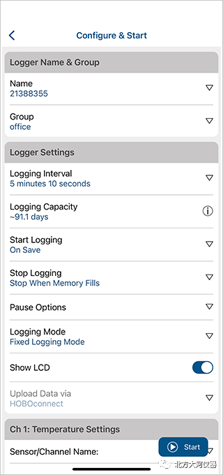 全新!hobo tidbit mx2205 外置温度记录器