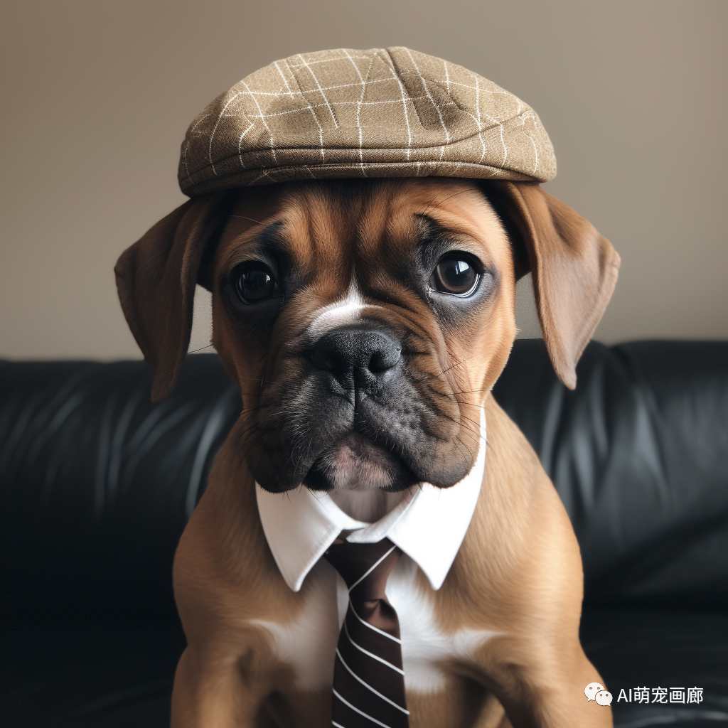 12只穿上帽子和领带的小狗,萌到爆!