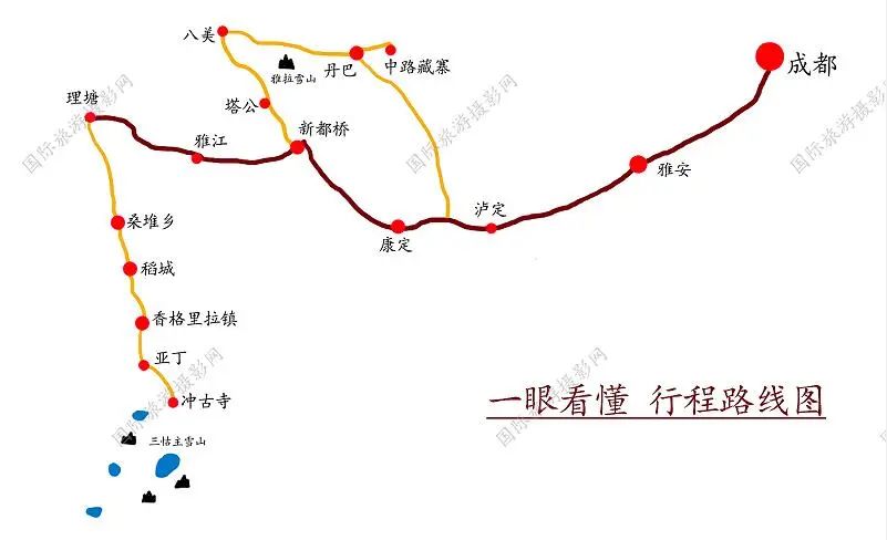 新都桥,香格里拉,理塘塔公,扎灌崩,稻城亚丁实战教学摄影团