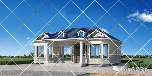 30款一层新款自建房,造价才10万左右经济大部分家庭都能建别墅