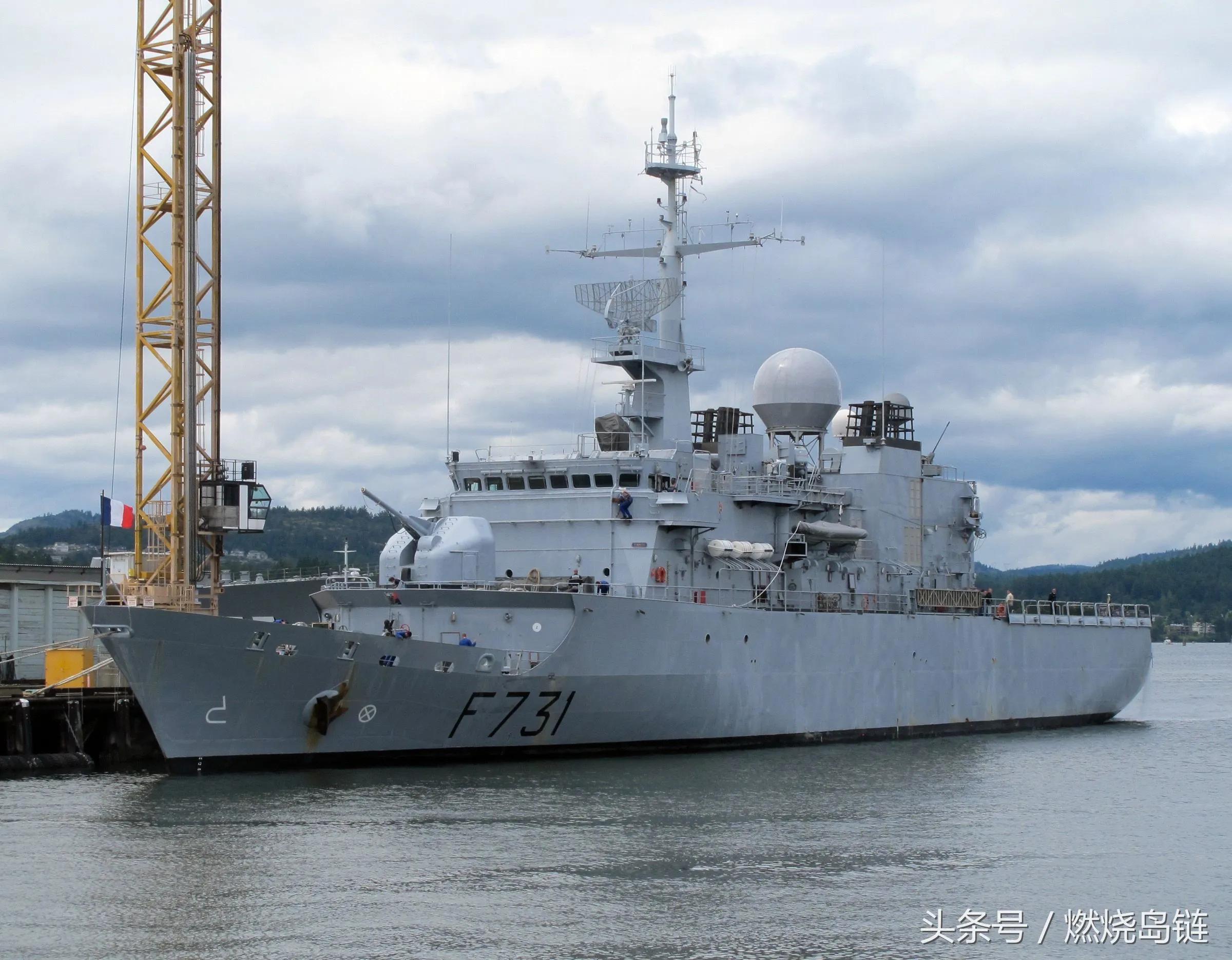 双巡航期间,法国被爆花月级护卫舰"大摇大摆"驶入我海峡