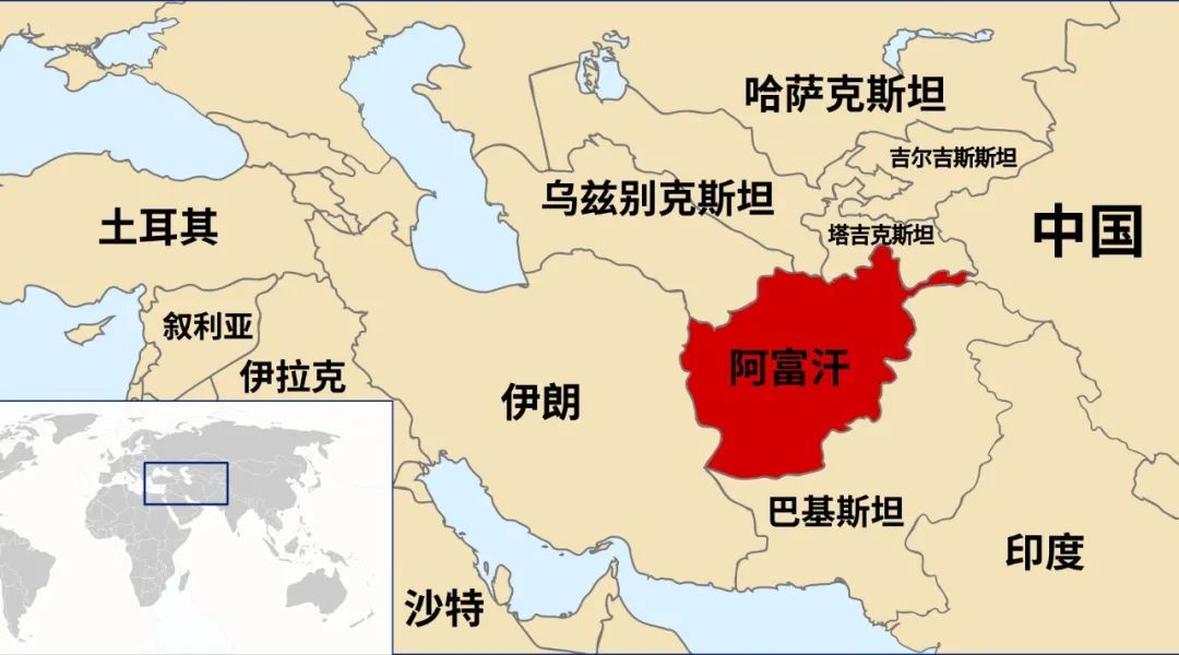 阿富汗地图边界图片