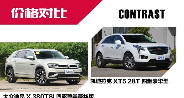 俩运动好手究竟谁更值得买 大众途昂x对比凯迪拉克xt5