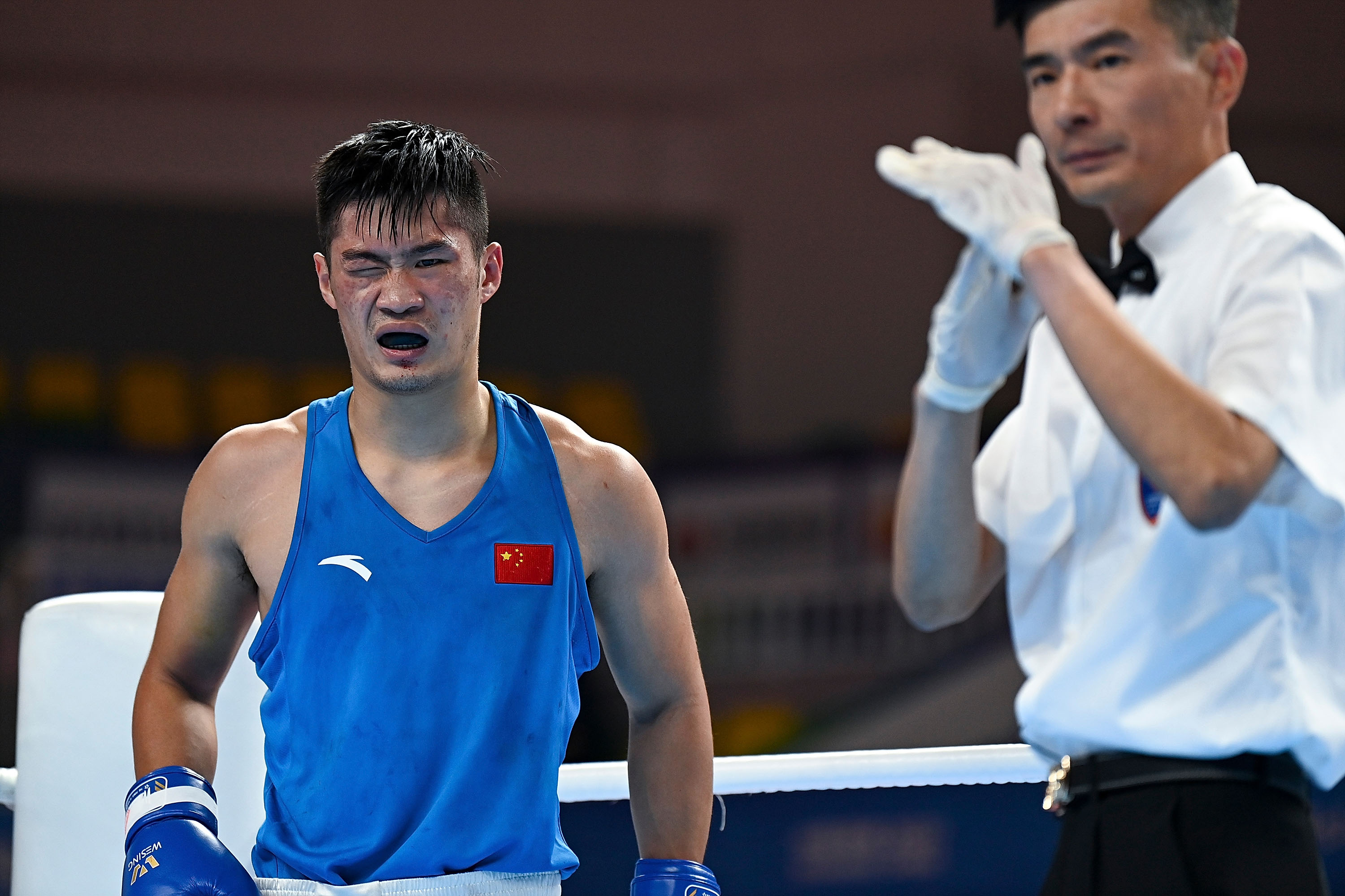 拳击——男子81公斤级四分之一决赛赛况