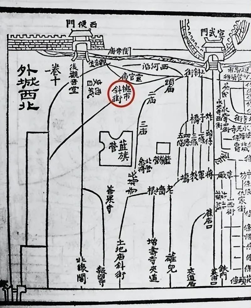 北京有条槐柏树街