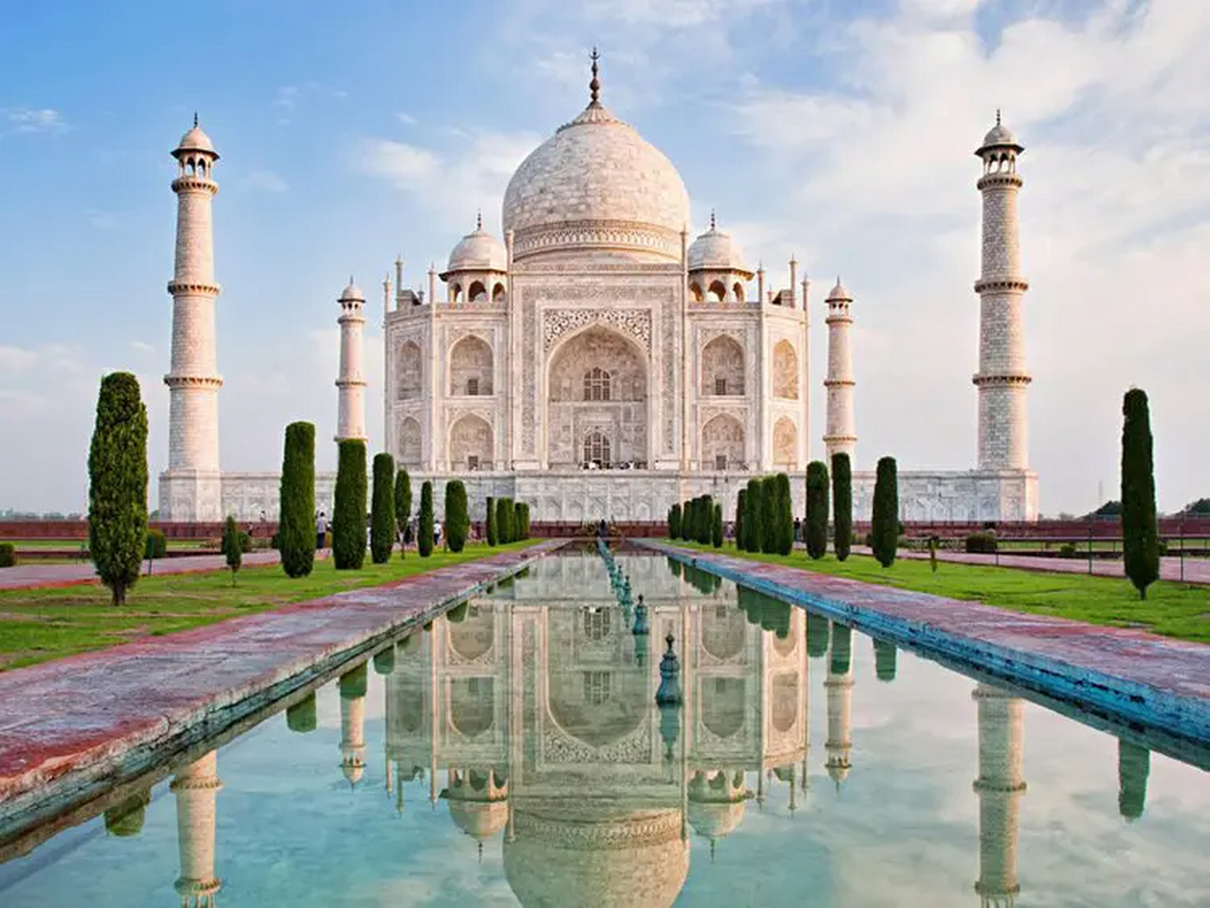 印度泰姬陵是世界上最著名的建筑之一,也是印度最具代表性的文化
