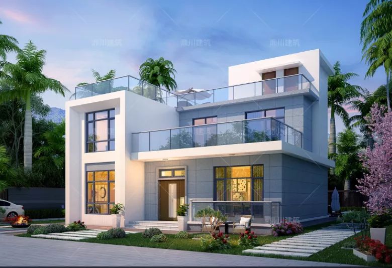 4款超时尚现代风别墅,都是年轻人最爱的设计,农村自建成本还低