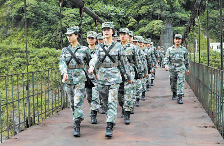 西藏軍區邊防條件日益改善,墨脫迎來首批戍邊女兵