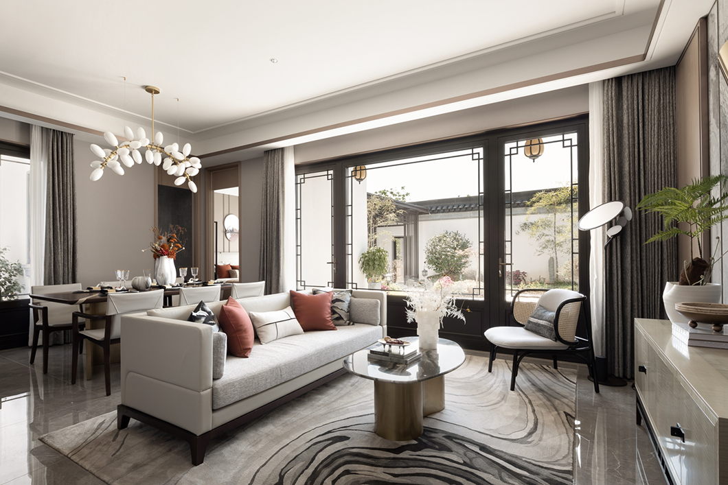 济南桃李春风中式合院别墅设计参考