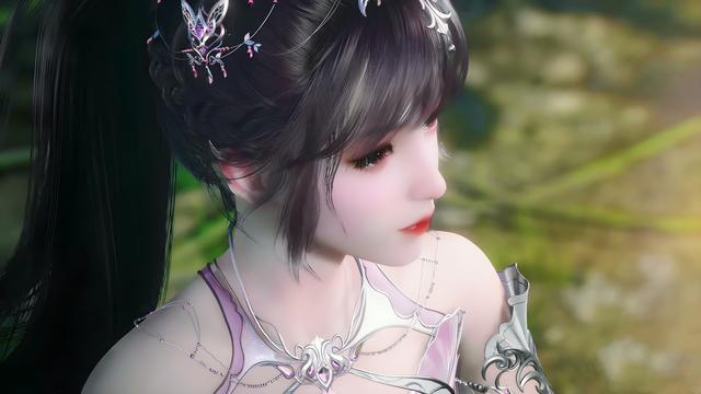 比玄机版精致的猫系小舞,肌肤白里透红迷人,黑丝网袜质感太真实