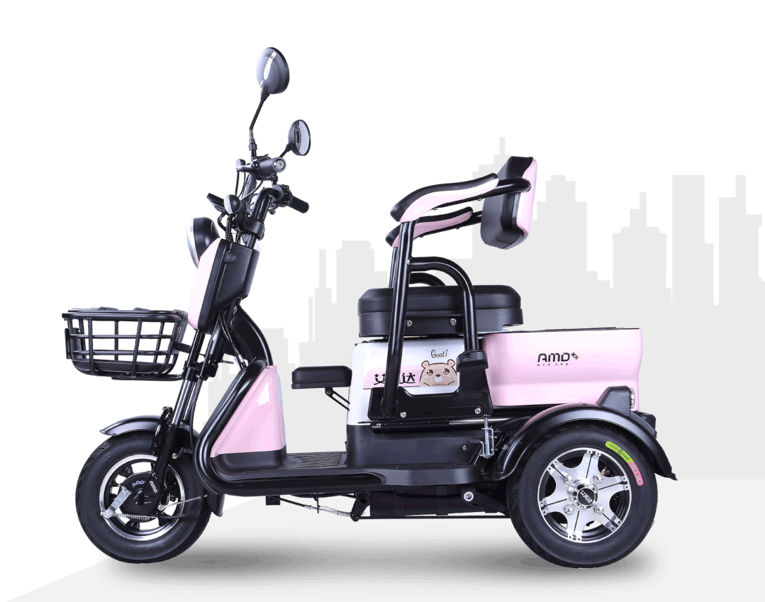 艾美达三轮电动车评测:配500w中置电机,3种出行模式轻松切换