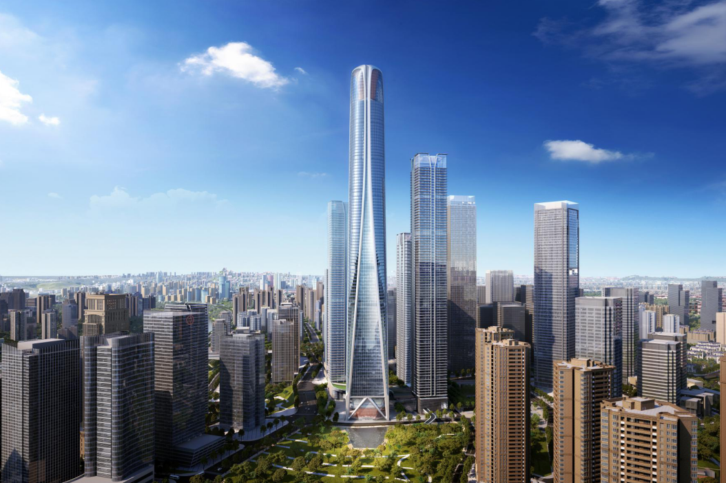 470米!看重庆第一高楼江北嘴国际金融中心演绎城市之美