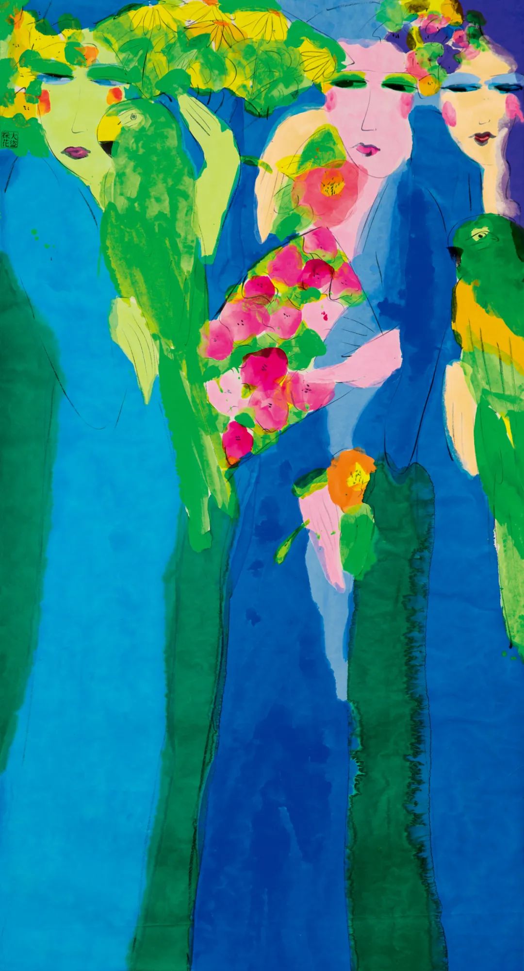 慧眼之笔,幻彩之光:旅美华人艺术家朱沅芷,丁雄泉