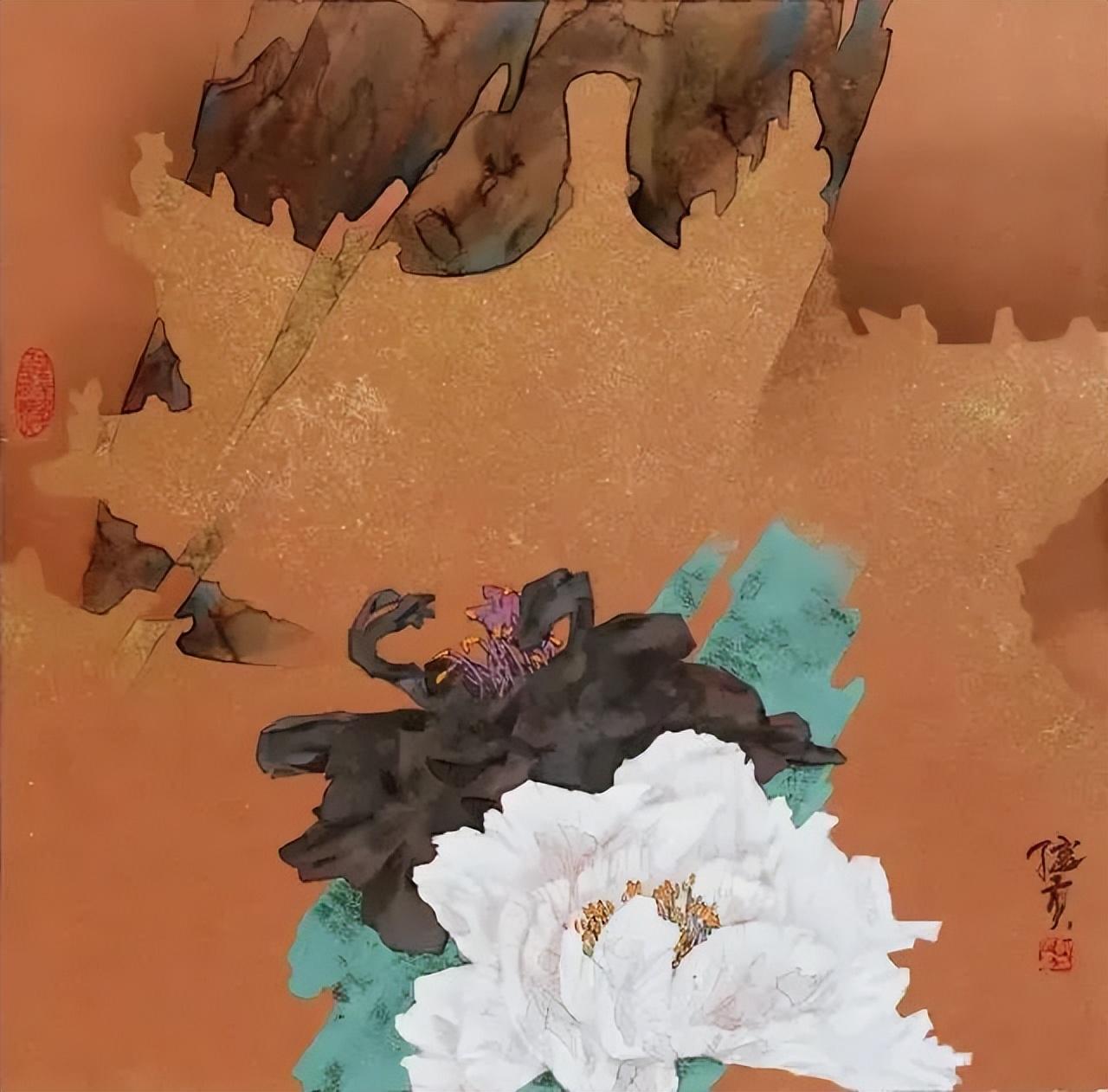 「津门网」郭继英:重彩画的随类赋彩