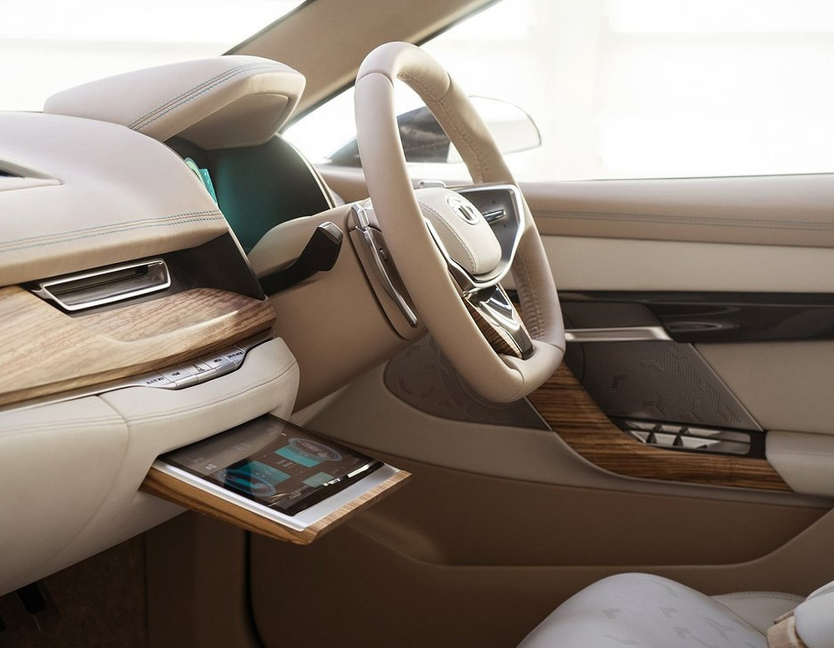 塔塔evision轿车亮相,气场比奥迪a6l还要强大,零百仅需6秒!