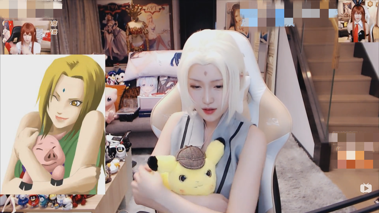 腐团儿绝美cos引来pdd查房,面对pdd1要求,腐团儿展现女神姿态