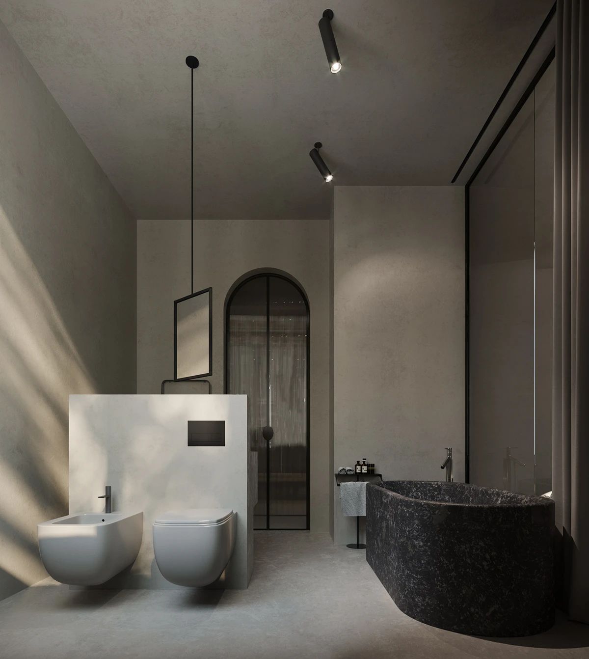 天地墙一体微水泥实景案例