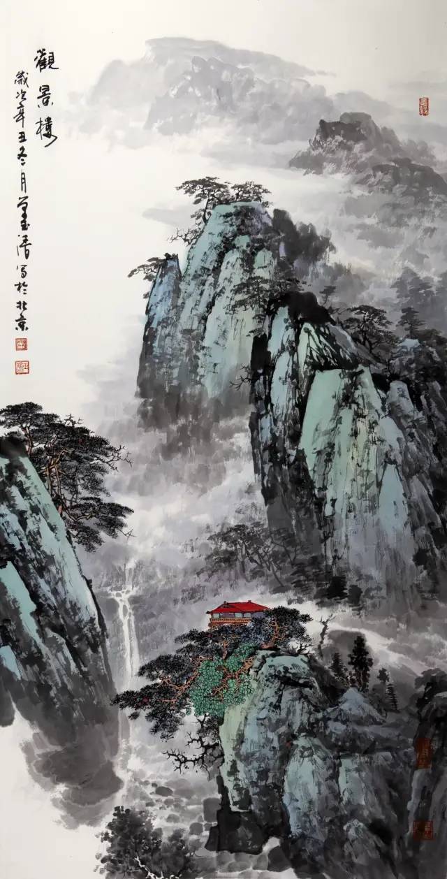 古代水墨山水画代表作图片