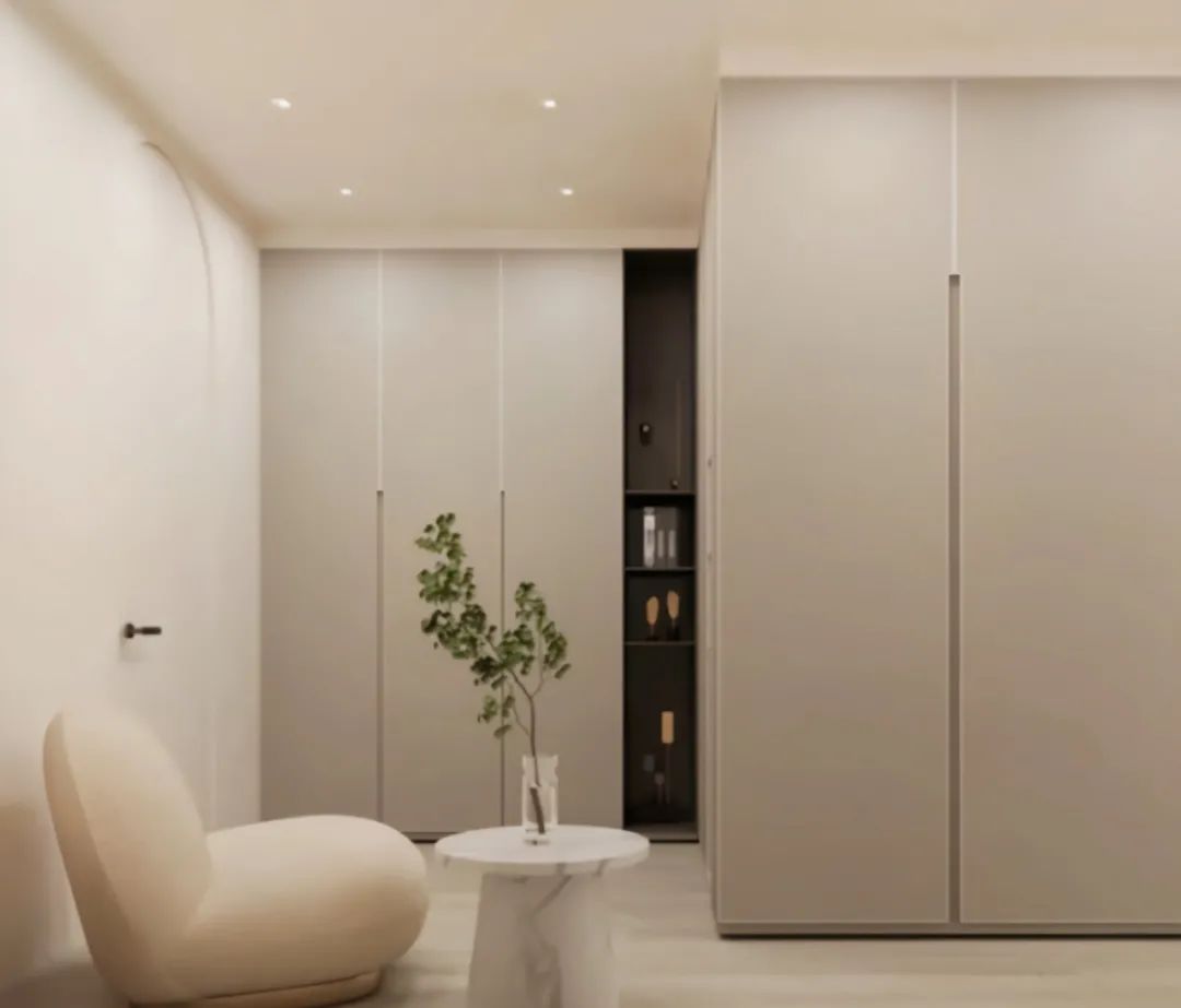 隐藏门把手的柜门