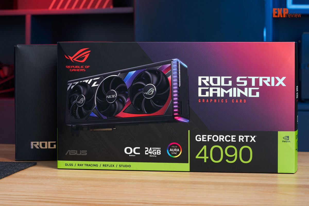 华硕rog strix rtx 4090显卡图赏 焕然一新的观感享受