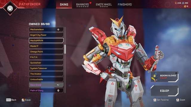 《apex英雄》黄金周特别活动前瞻二次元机甲探路者戳爆玩家"xp"