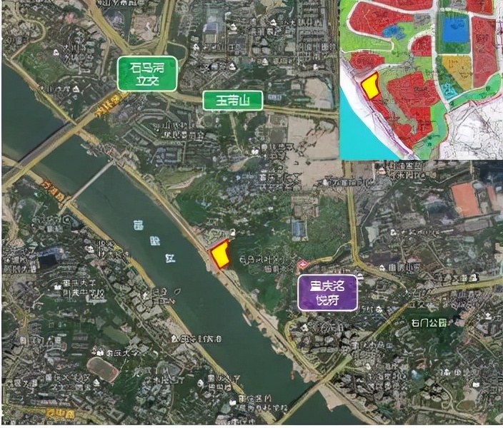 宗地位置:江北区大石坝组团g分区