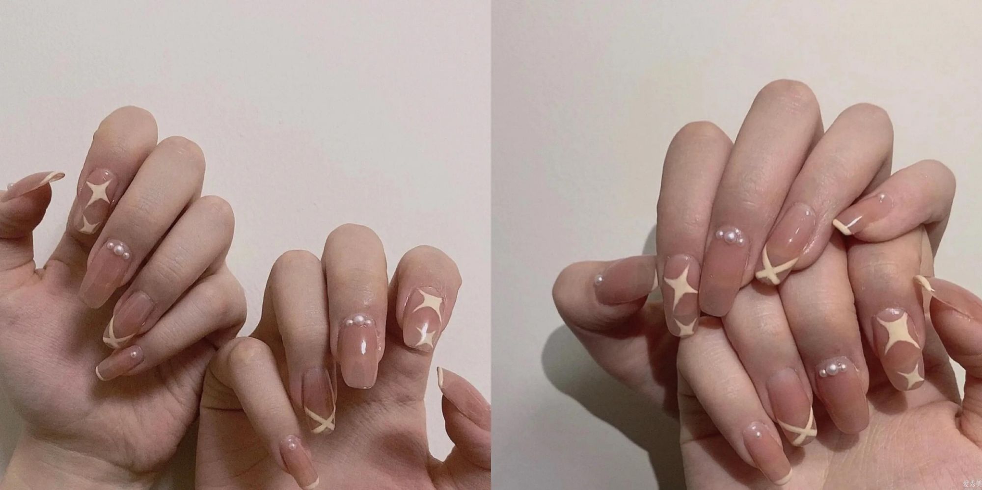 不容易落伍的天然珍珠做美甲，雅致氣場(chǎng)，溫婉的小千金小姐感