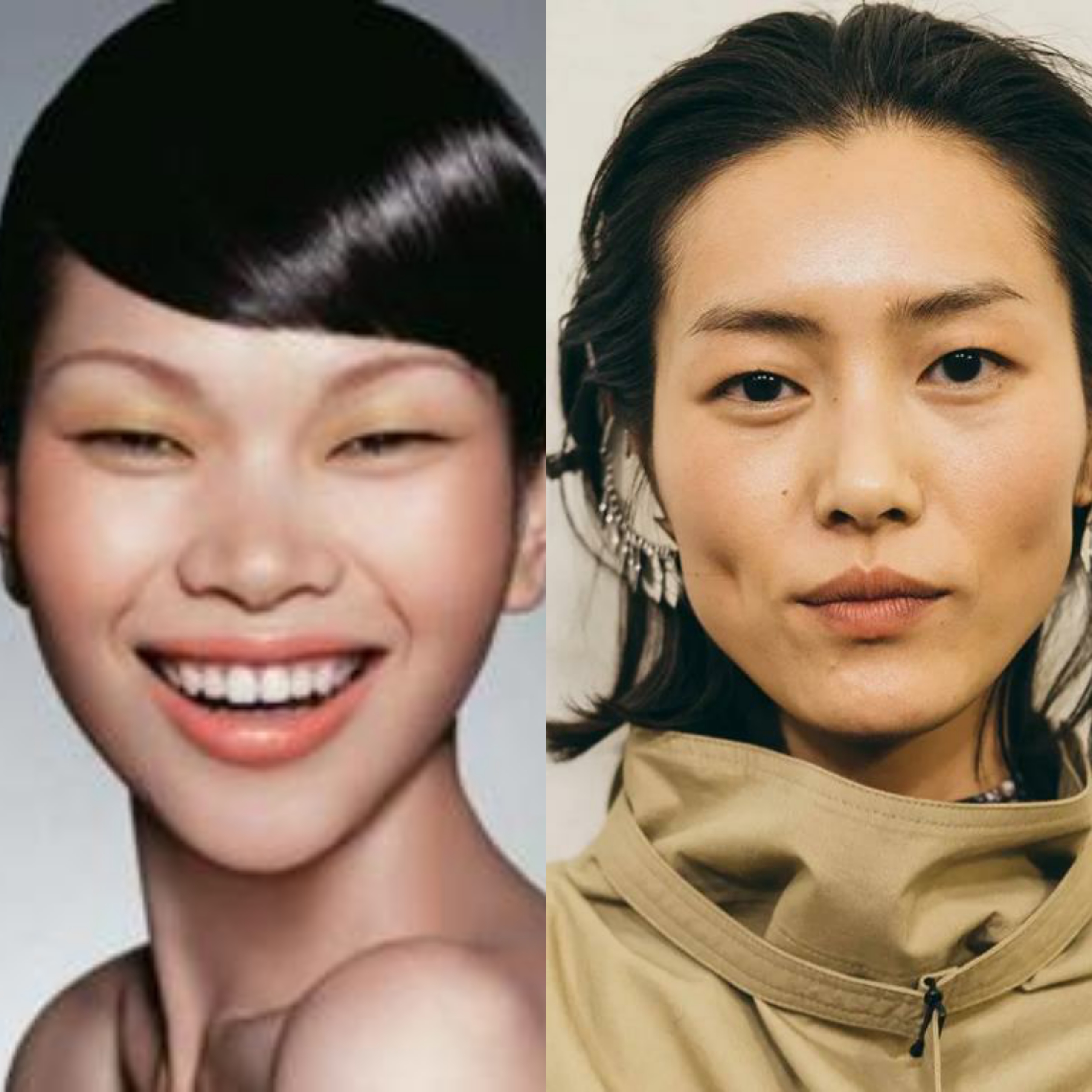 超模吕燕晒泳装照,素颜出镜笑容灿烂,身材肤色引热议