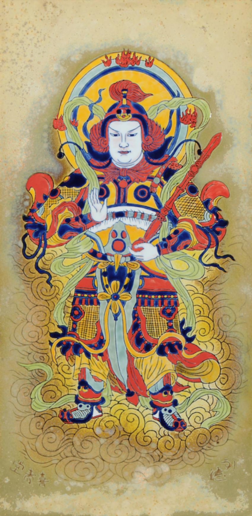 韦驮菩萨三种动作,暗示寺院三种状态,云游挂单的僧人最在意