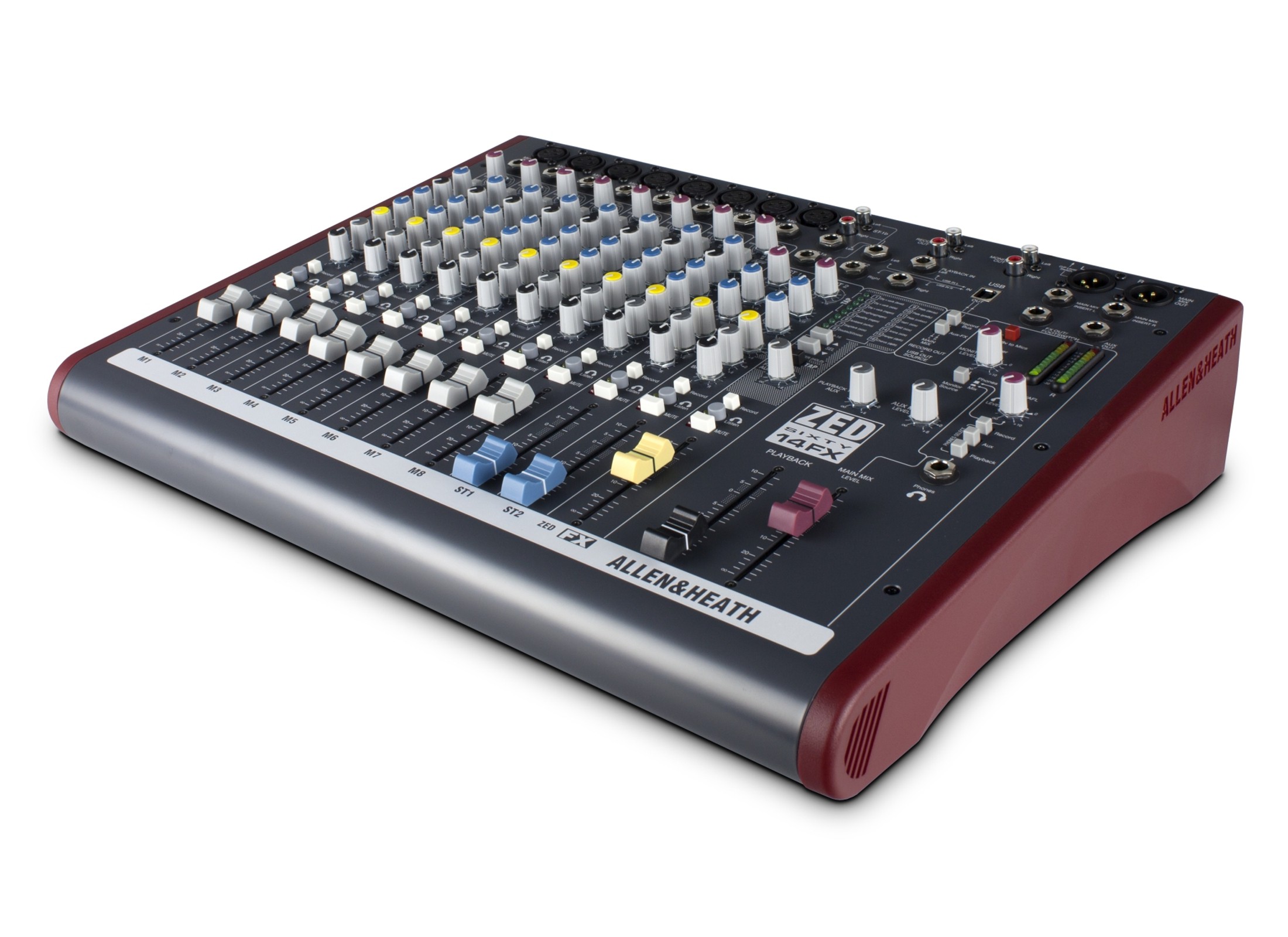 allen&heath 艾伦 zed60-14fx 模拟调音台参数介绍