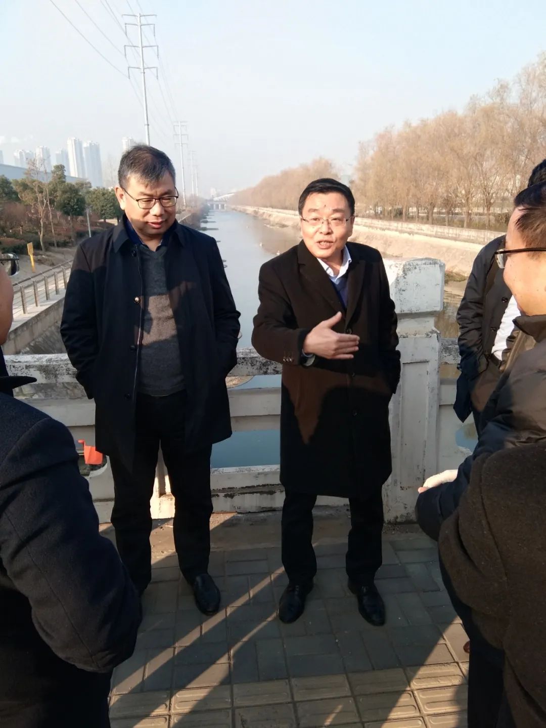 副市长赵兴友调研重点断面,河道和支流水环境治理工作