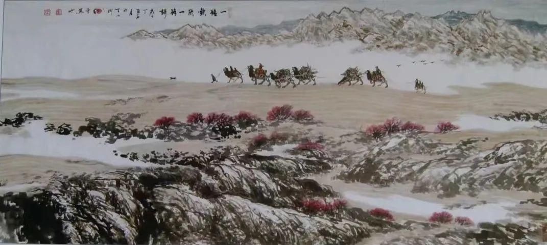 「津门网」吴春雪:在传承中探索新疆山水画
