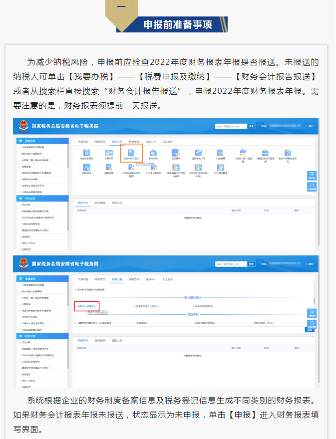 2023企業所得稅彙算清繳網上申報流程!附37張納稅申報表模板