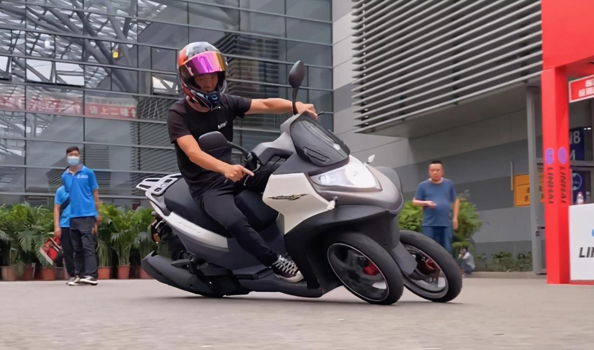 出口转内销的林海倒三轮,150cc水冷四气门,预计2021年上市