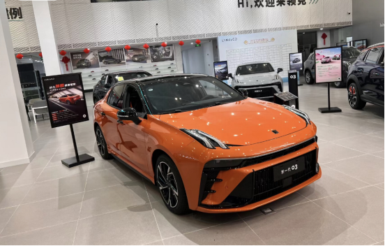 领克03出新车色,橙色太好看了