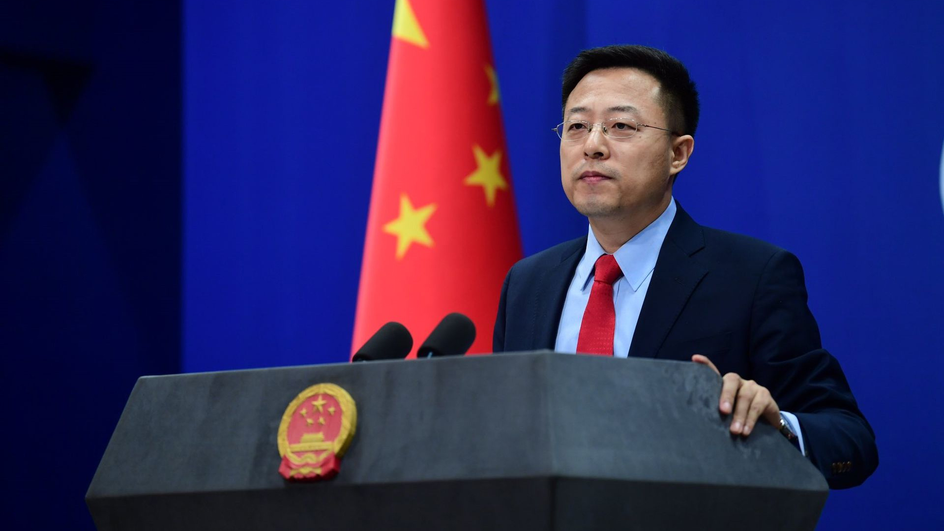 远眺台湾岛后,安倍弟弟凶相毕露,赵立坚猛烈"开火"!引爆舆论