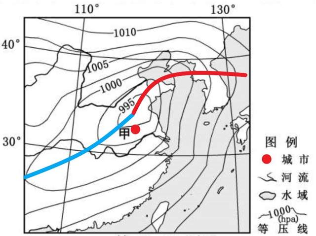 讲高中地理的第234天——锋面气旋,冷锋,暖锋,逆温