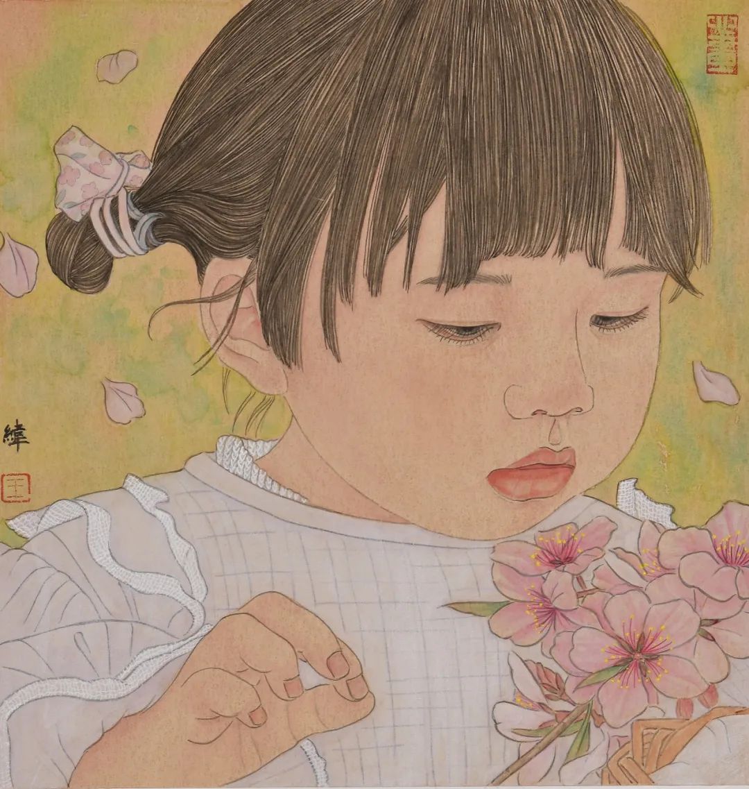 动人心弦的工笔柔情丨王纬