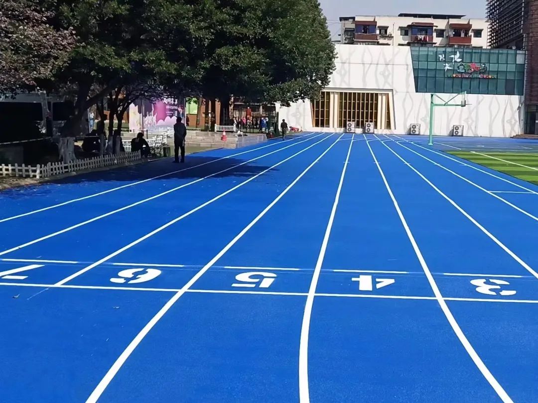 奥搏健etpu无缝预制型水波纹跑道震撼上市