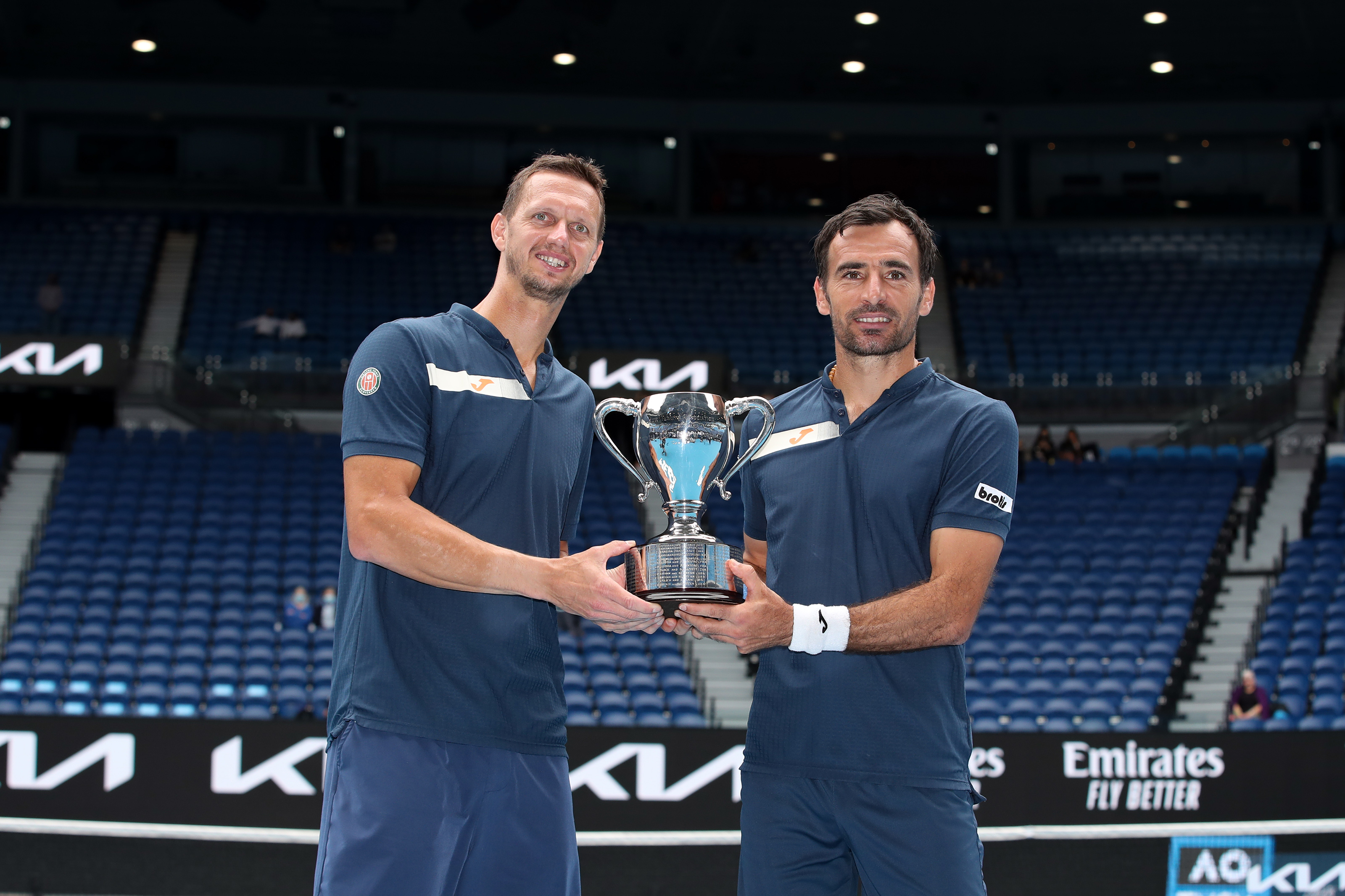 网球——澳网男双:波拉谢克/多迪格夺冠