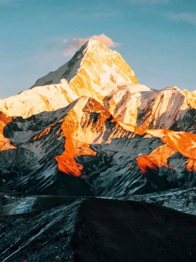 冬天就要去看日照金山,7个看贡嘎雪山机