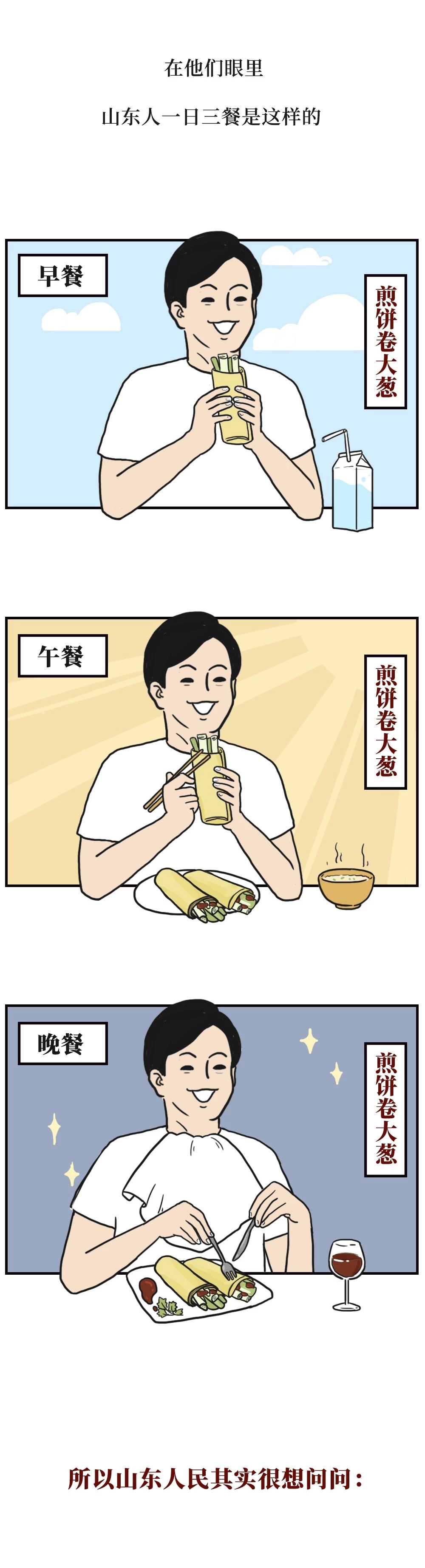 真实的山东人是什么样的?你了解吗,一组漫画带你了解