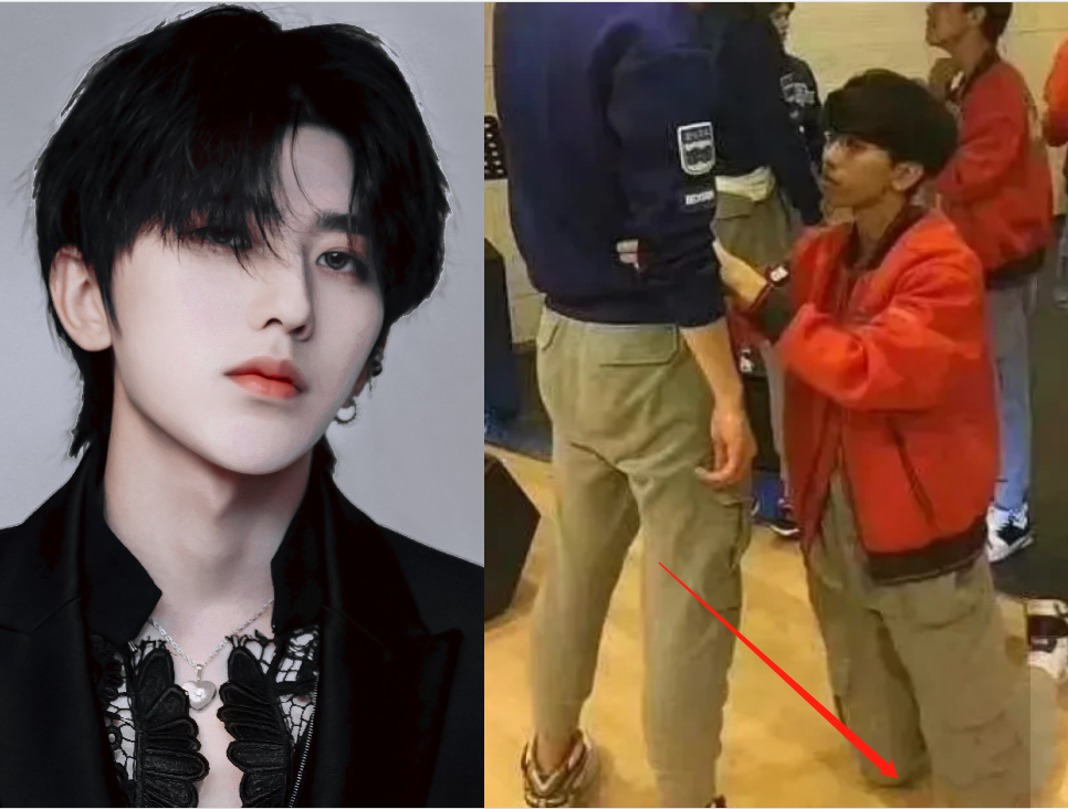 蔡徐坤成名前照片曝光,在韩国双膝下跪太卑微,整容前后容貌大变